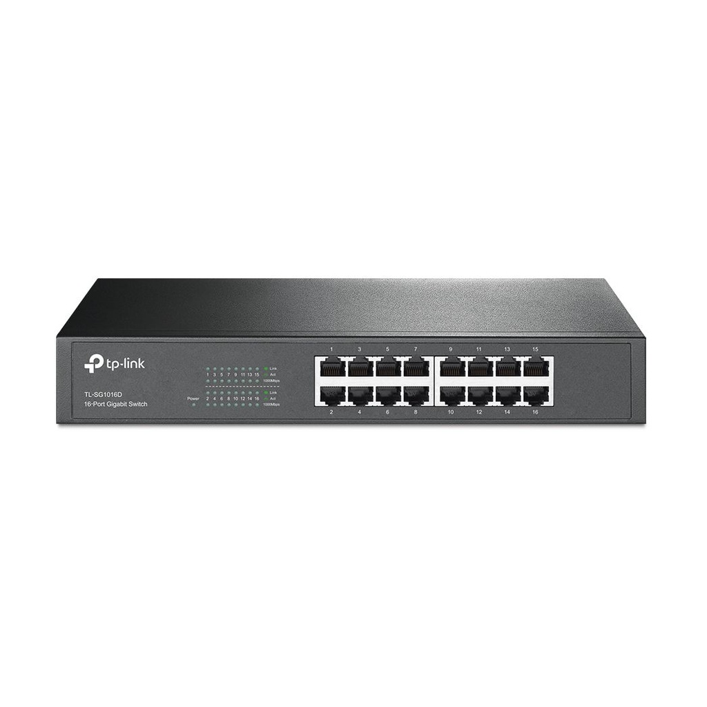 Switch TP-Link TL-SG1016D 16 Puertos/ RJ-45 10/100/1000