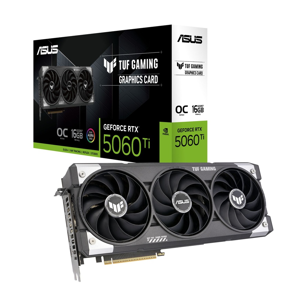 Asus TUF Gaming GeForce RTX 5060 Ti OC/ 16GB GDDR7 Graphics Card