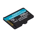 Tarjeta de Memoria Kingston CANVAS Go! Plus 256GB microSD XC con Adaptador/ Clase 10/ 200MBs