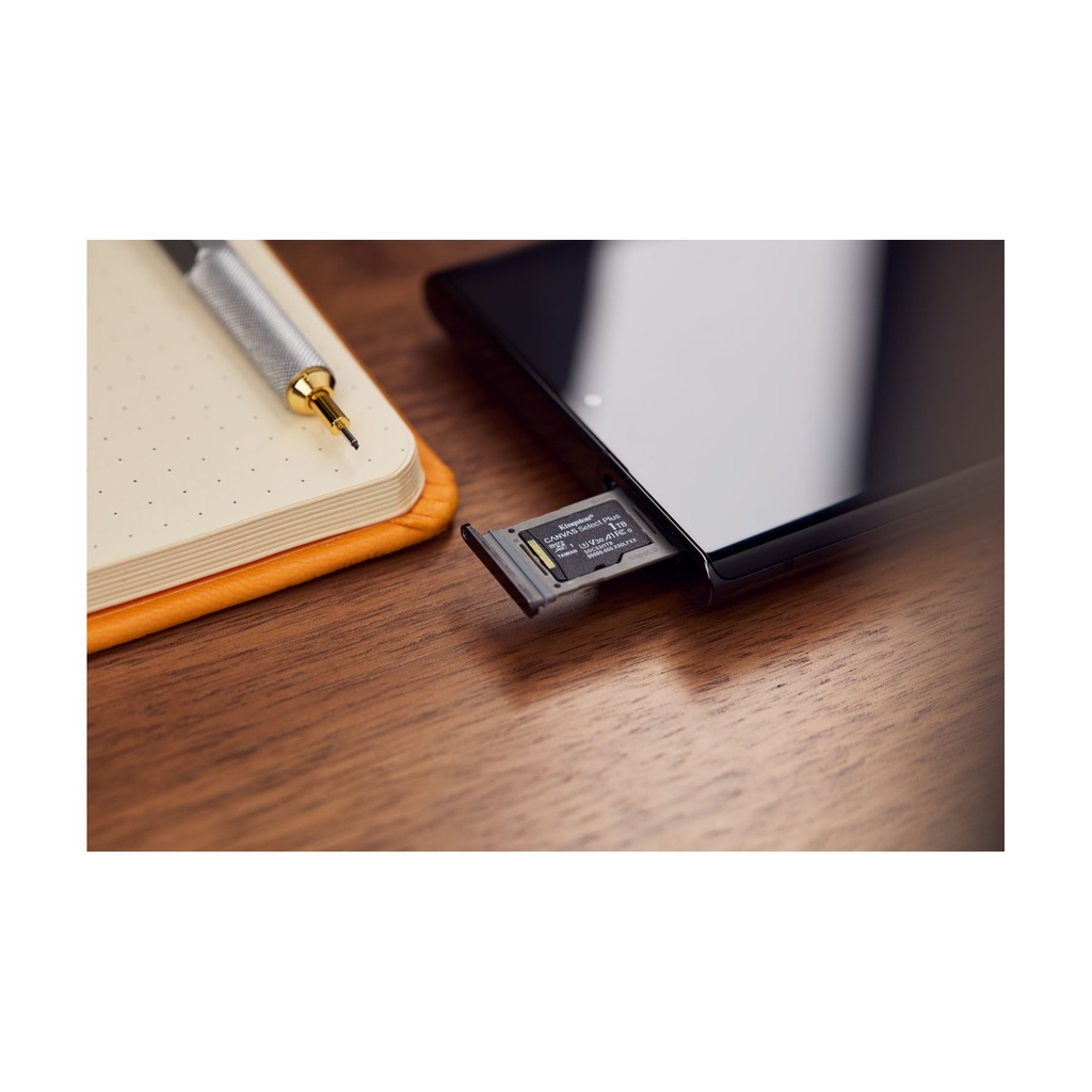 Tarjeta de Memoria Kingston CANVAS Select Plus 1TB microSD XC con Adaptador/ Clase 10/ 150MBs