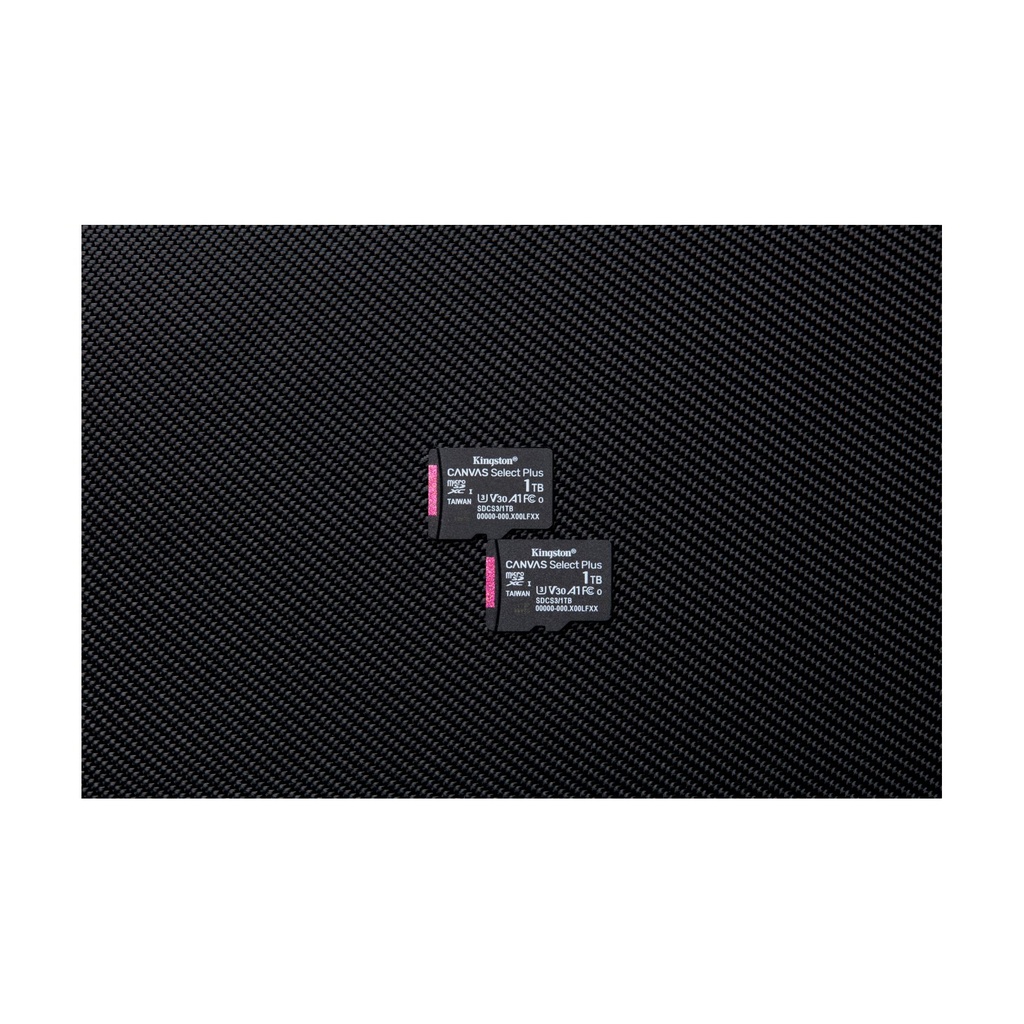 Tarjeta de Memoria Kingston CANVAS Select Plus 1TB microSD XC con Adaptador/ Clase 10/ 150MBs