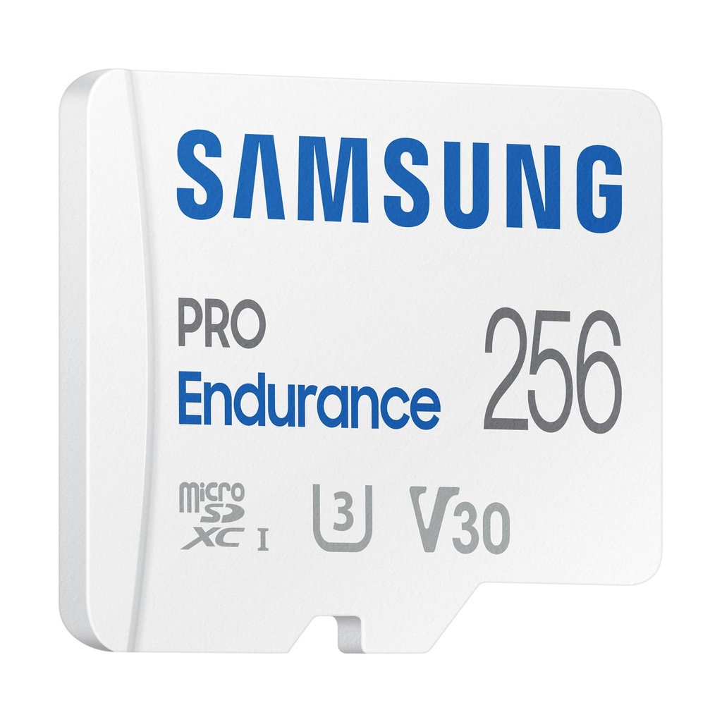 Tarjeta de Memoria Samsung Pro Endurance 256GB microSD XC con Adaptador/ Clase 10/ 100MBs