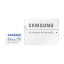 Tarjeta de Memoria Samsung Pro Endurance 256GB microSD XC con Adaptador/ Clase 10/ 100MBs