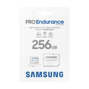 Tarjeta de Memoria Samsung Pro Endurance 256GB microSD XC con Adaptador/ Clase 10/ 100MBs