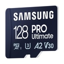 Tarjeta de Memoria Samsung Pro Ultimate 128GB microSD XC con Adaptador/ Clase 10/ 200MBs
