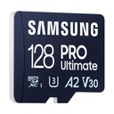 Tarjeta de Memoria Samsung Pro Ultimate 128GB microSD XC con Adaptador/ Clase 10/ 200MBs