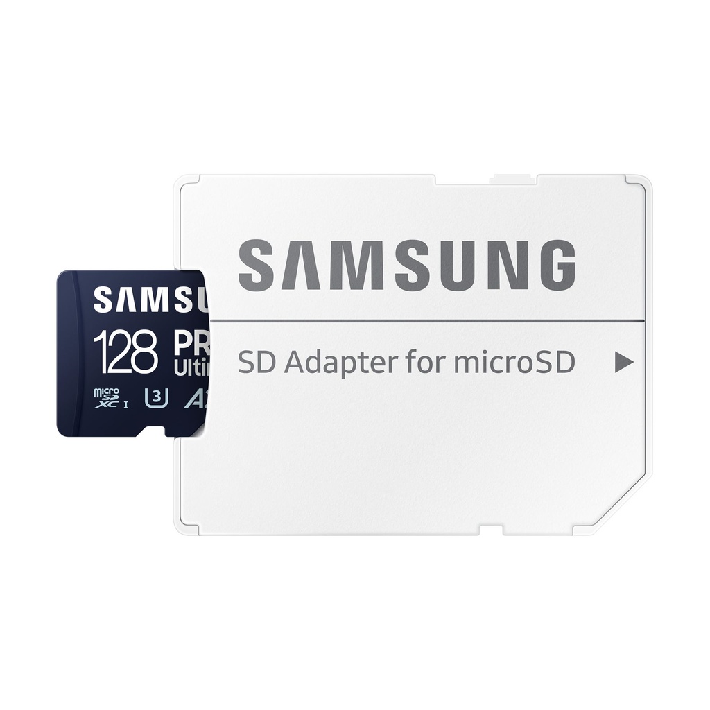 Tarjeta de Memoria Samsung Pro Ultimate 128GB microSD XC con Adaptador/ Clase 10/ 200MBs