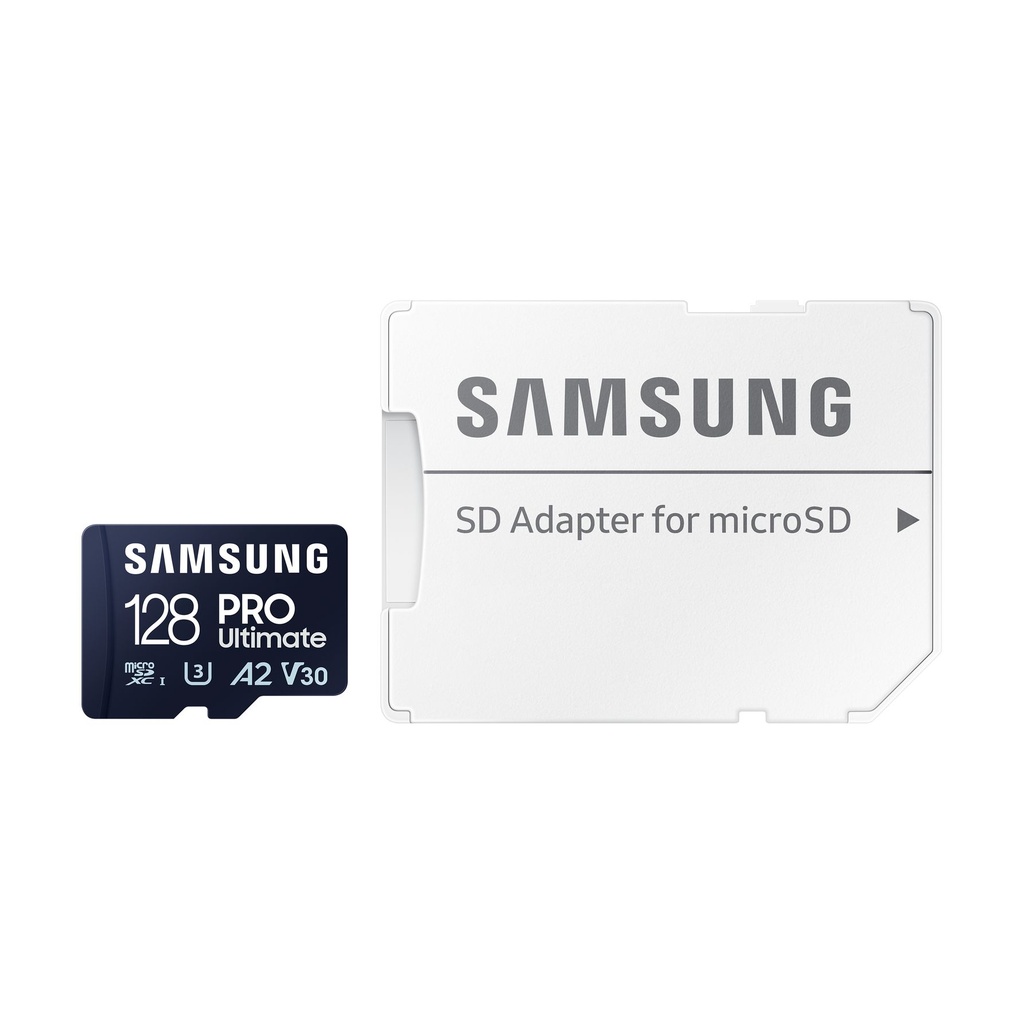 Tarjeta de Memoria Samsung Pro Ultimate 128GB microSD XC con Adaptador/ Clase 10/ 200MBs