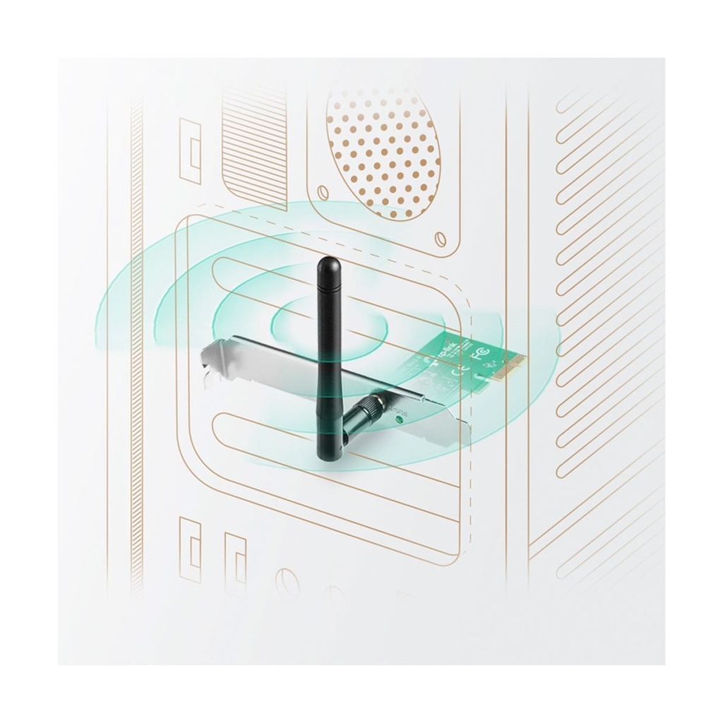 Tarjeta de Red Inalámbrica TP-Link 150Mbps W-N PCI Express