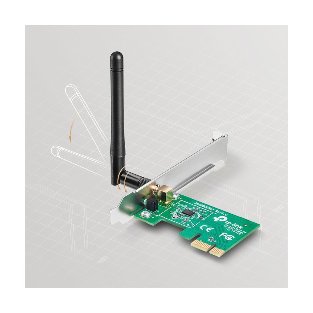 Tarjeta de Red Inalámbrica TP-Link 150Mbps W-N PCI Express