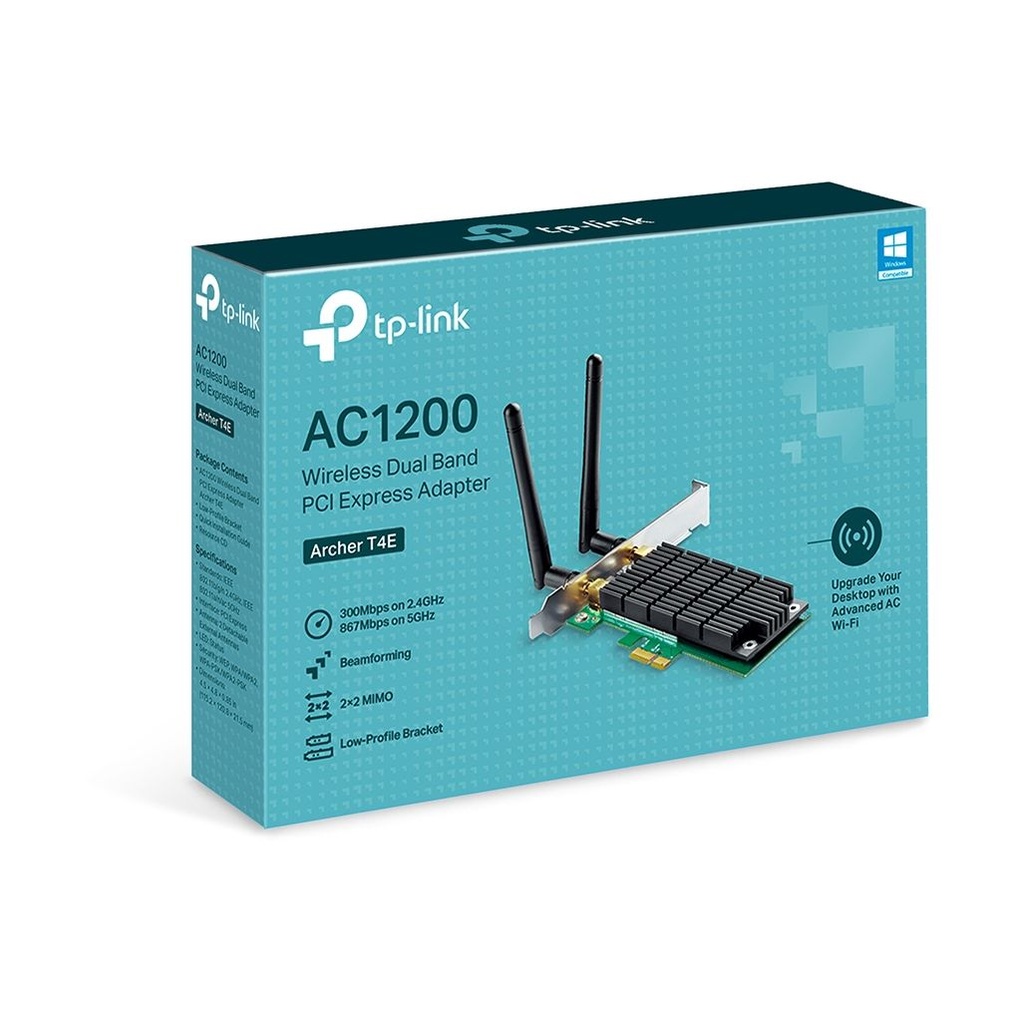 Tarjeta de Red Inalámbrica-PCI Express TP-Link Archer T4E/ 1200Mbps/ 2.4/5GHz