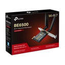 Tarjeta de Red Inalámbrica-PCI Express TP-Link Archer TBE400E/ WiFi 7/ 6500Mbps/ 2.4/5GHz/6GHz