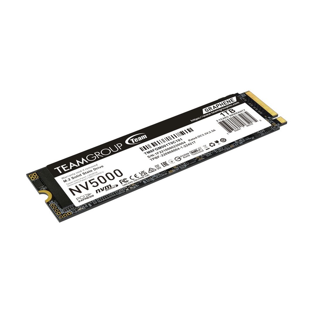 Team Group NV5000, 1 TB, M.2, 4500 MB/s