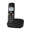 Teléfono Inalámbrico Panasonic KX-TGU112EXB/ Pack DUO/ Negro