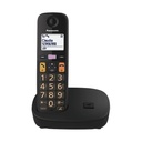 Teléfono Inalámbrico Panasonic KX-TGU112EXB/ Pack DUO/ Negro