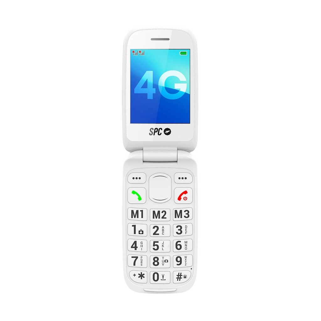 Teléfono Móvil SPC Harmony 2 para Personas Mayores/ 4G/ Blanco