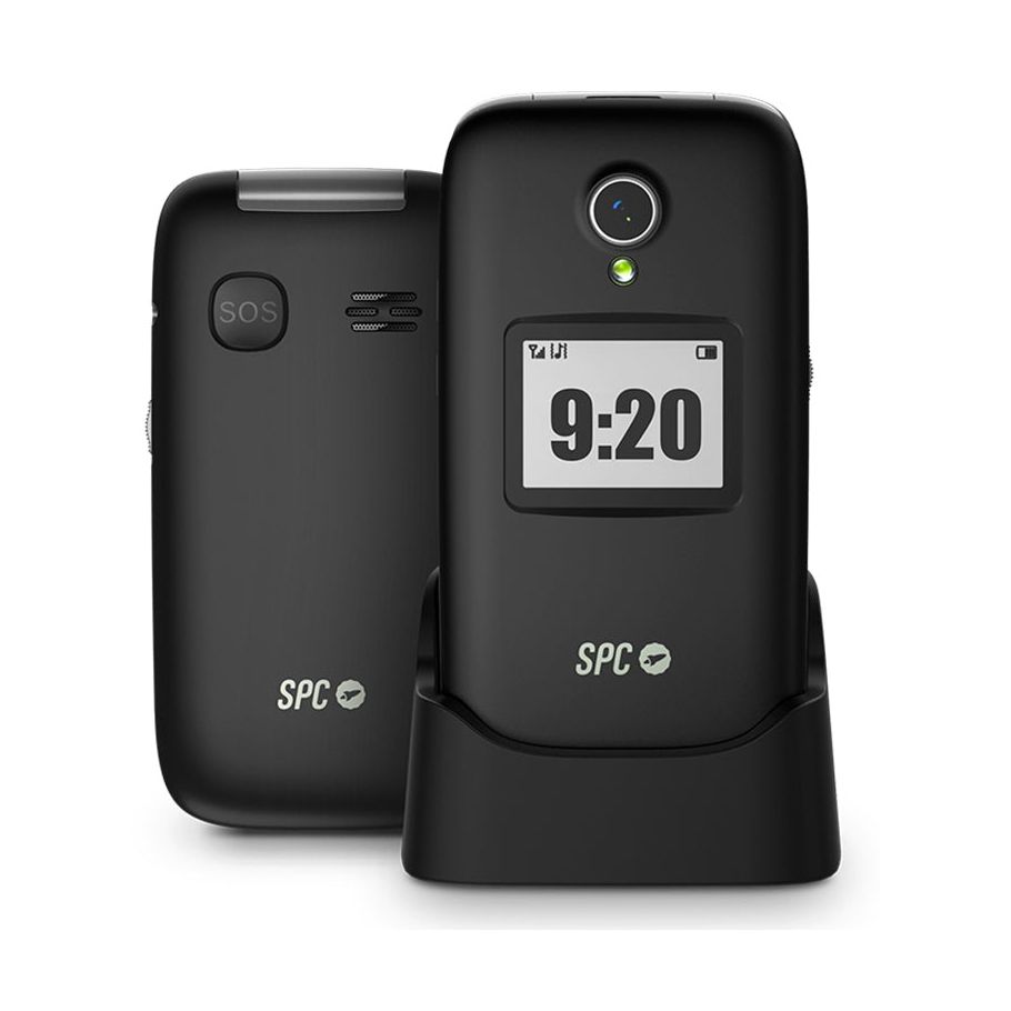 Teléfono Móvil SPC Polaris para Personas Mayores/ 4G/ Negro