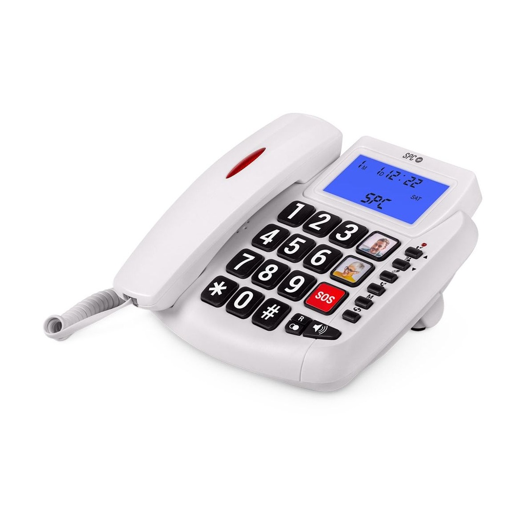 Teléfono SPC Comfort Volume 2/ Blanco