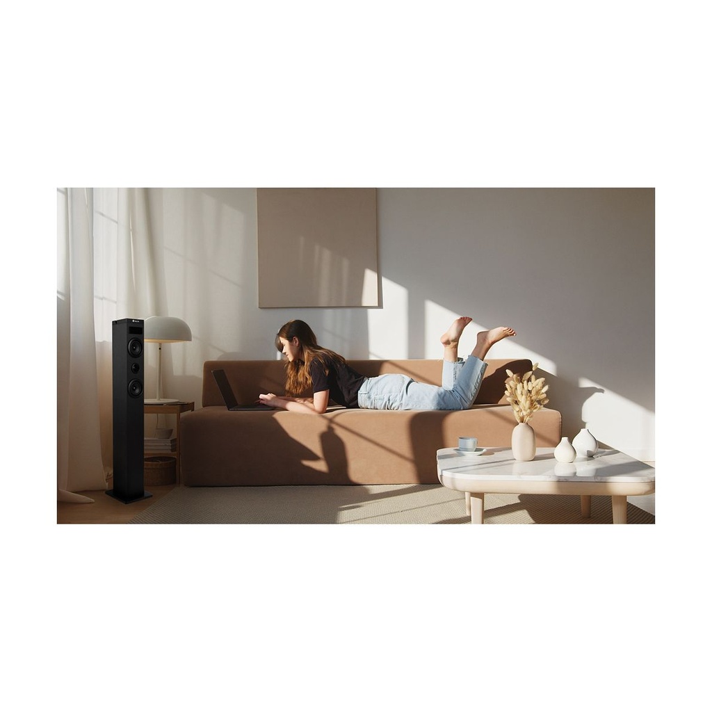 Torre de Sonido con Bluetooth NGS SKY CHARM 2.1/ 80W/ 2.1