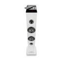 Torre de Sonido con Bluetooth NGS SKY CHARM PRO/ 80W/ 2.0/ Blanca