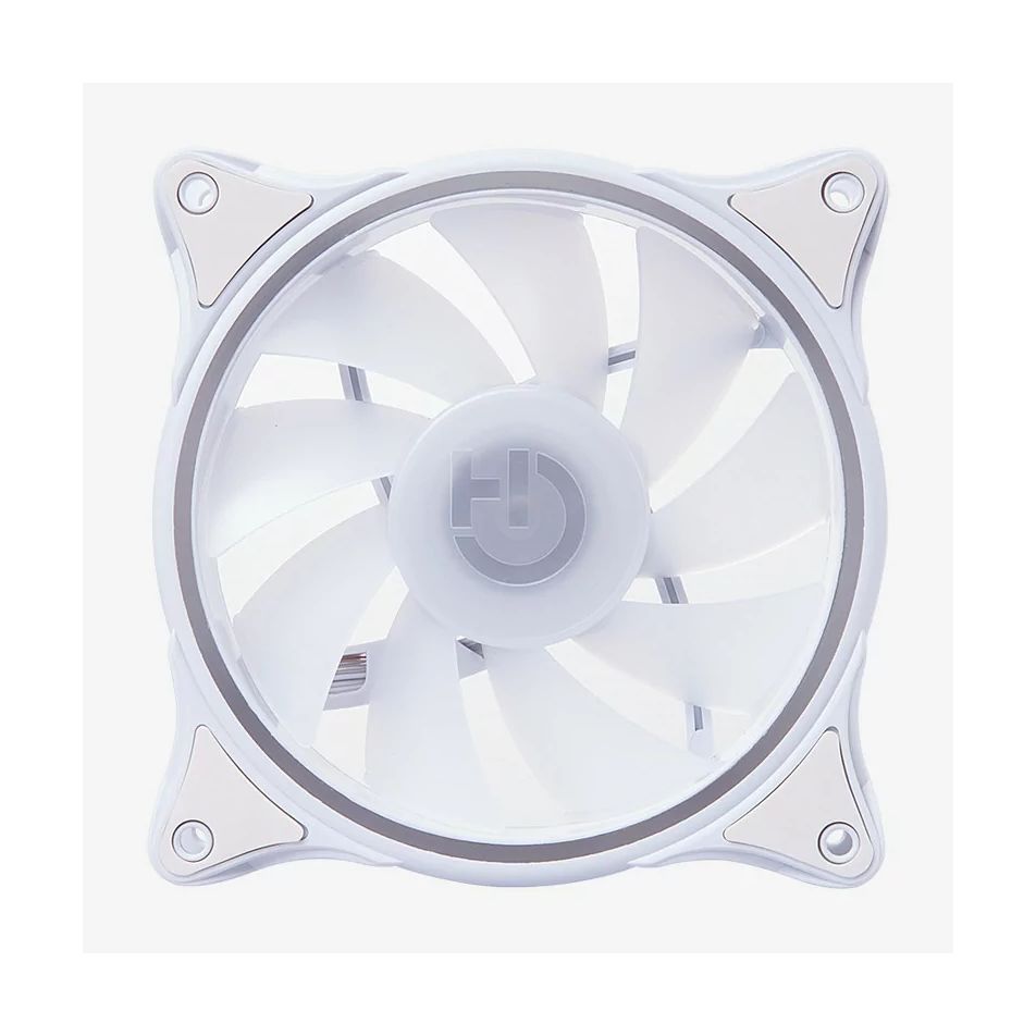 Ventilador Hiditec N18 ARGB/ 12cm/ Blanco