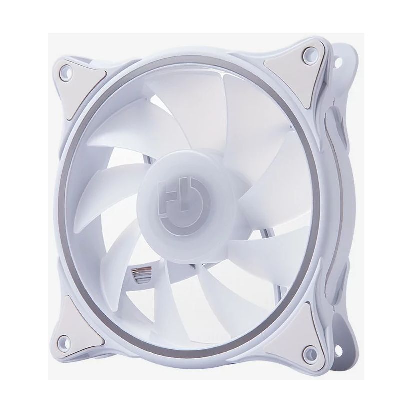 Ventilador Hiditec N18 ARGB/ 12cm/ Blanco