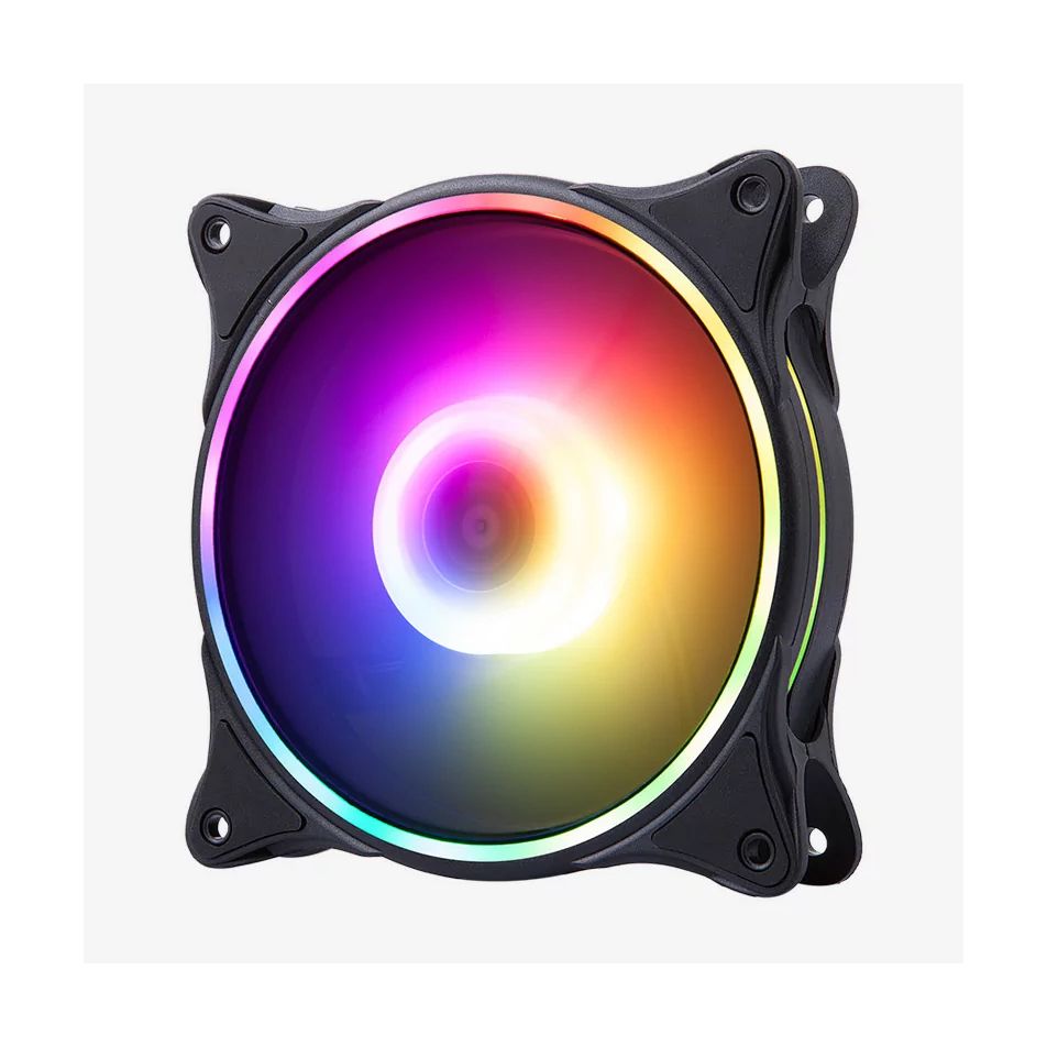 Ventilador Hiditec N18 ARGB/ 12cm/ Negro