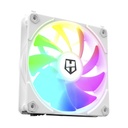 Ventilador Nox Easy Link/ ARGB/ 12cm/ Blanco