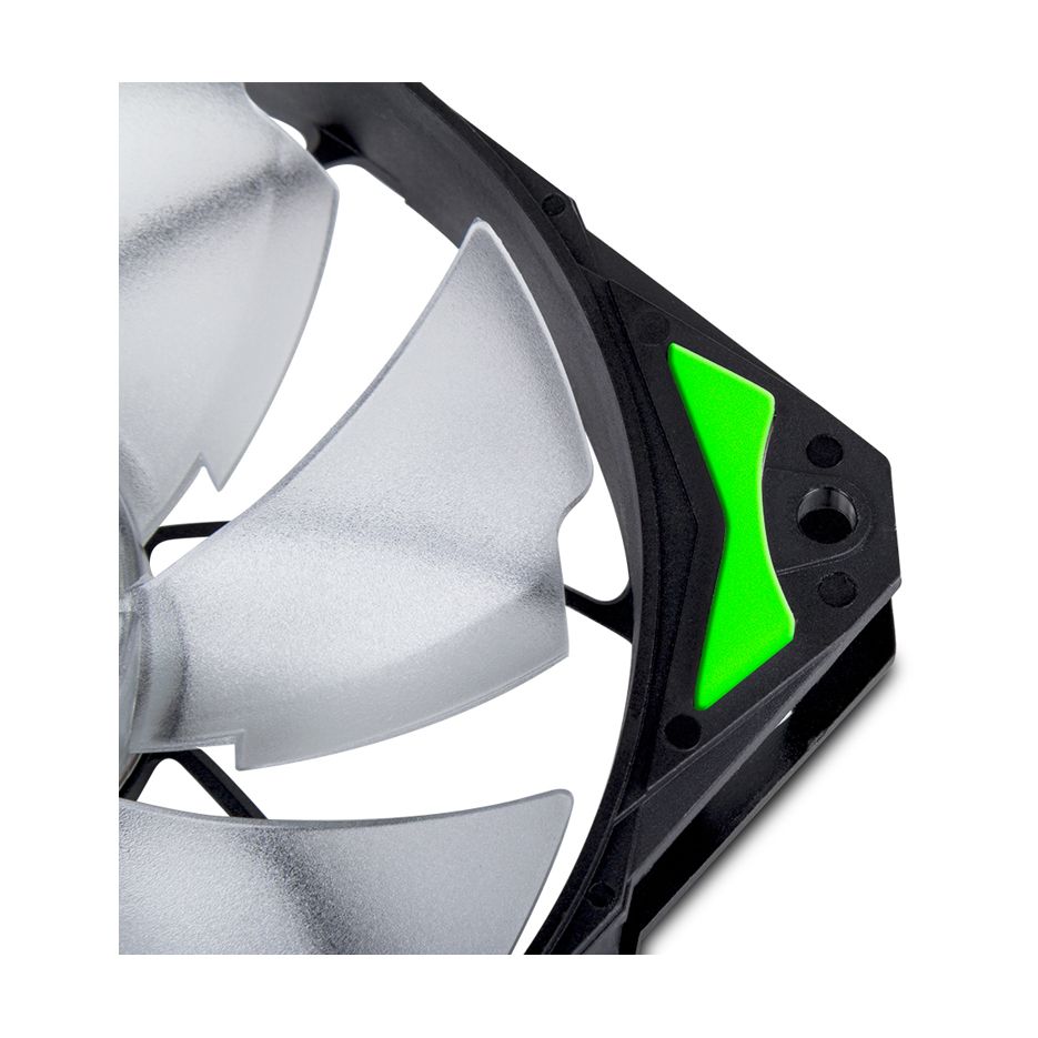 Ventilador Nox H-Fan Green/ 12cm/ Verde