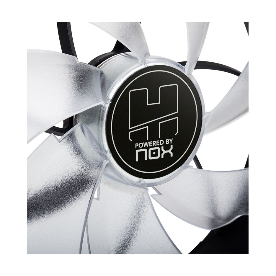 Ventilador Nox H-Fan Green/ 12cm/ Verde