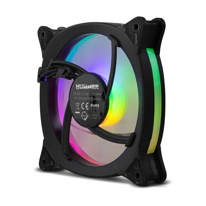 Ventilador Nox V-FAN/ ARGB/ 12cm