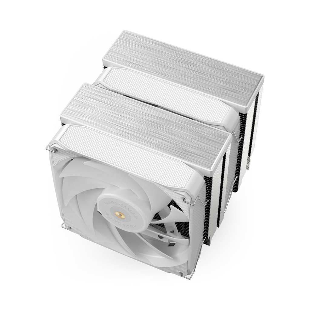 Ventilador con Disipador Mars Gaming MCPU-XU9/ 12cm/ Blanco