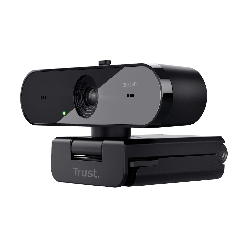 Webcam Trust TW-250/ Enfoque Automático/ 2560 x 1440 QHD