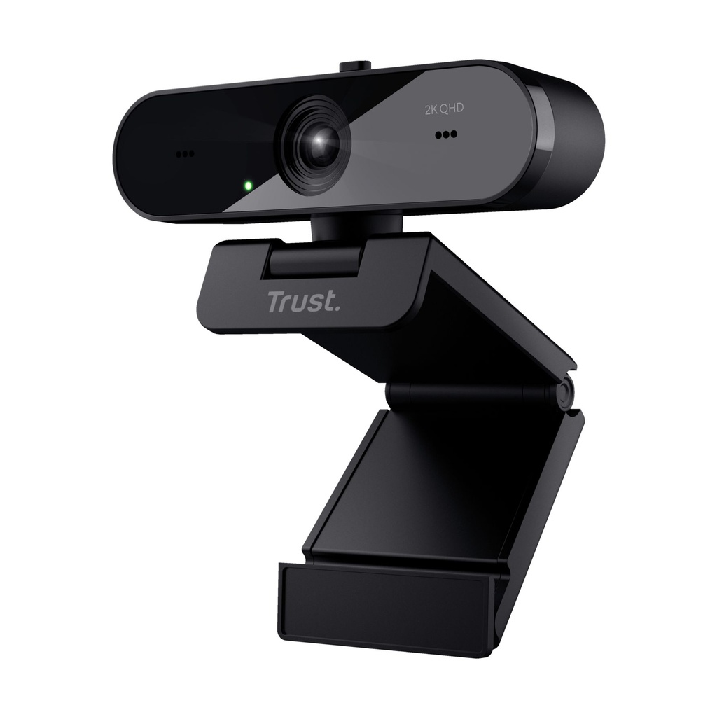 Webcam Trust TW-250/ Enfoque Automático/ 2560 x 1440 QHD
