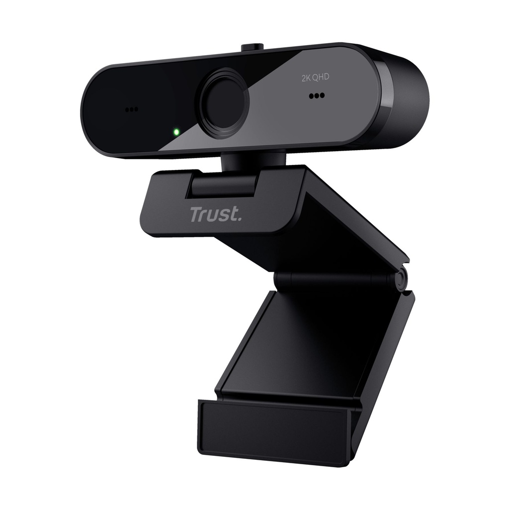 Webcam Trust TW-250/ Enfoque Automático/ 2560 x 1440 QHD