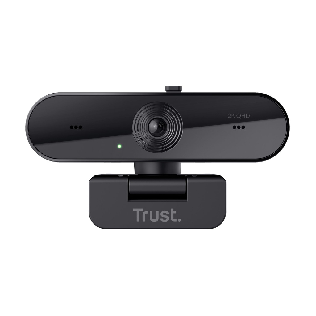 Webcam Trust TW-250/ Enfoque Automático/ 2560 x 1440 QHD