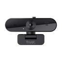 Webcam Trust TW-250/ Enfoque Automático/ 2560 x 1440 QHD