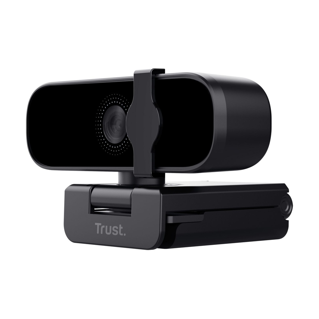 Webcam Trust Tanor/ Enfoque Automático/ 1920 x 1080 Full HD