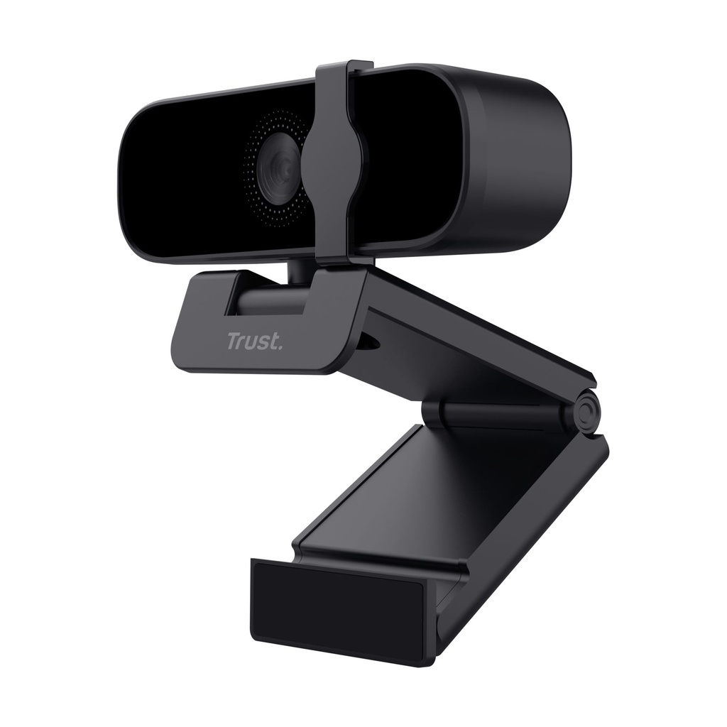 Webcam Trust Tanor/ Enfoque Automático/ 1920 x 1080 Full HD