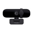 Webcam Trust Tanor/ Enfoque Automático/ 1920 x 1080 Full HD