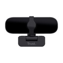 Webcam Trust Tanor/ Enfoque Automático/ 1920 x 1080 Full HD