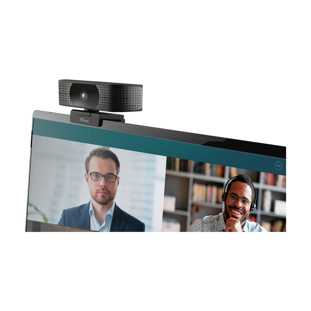 Webcam Trust Teza 24280/ Enfoque Automático/ 3840 x 2160 4K