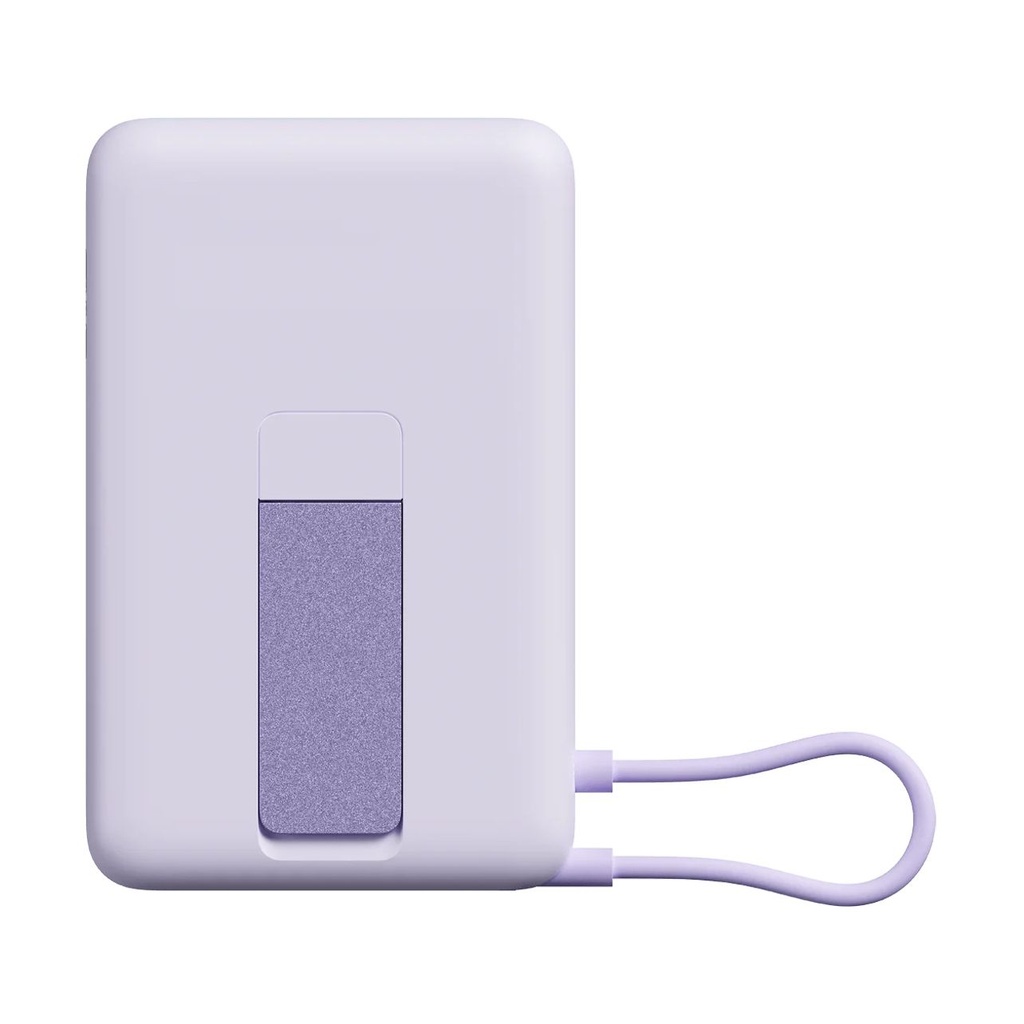 XIAOMI 33W MAGNETIC POWER BANK 10000 WITH BUILT-IN STAND PURPLE BHR08PAGL