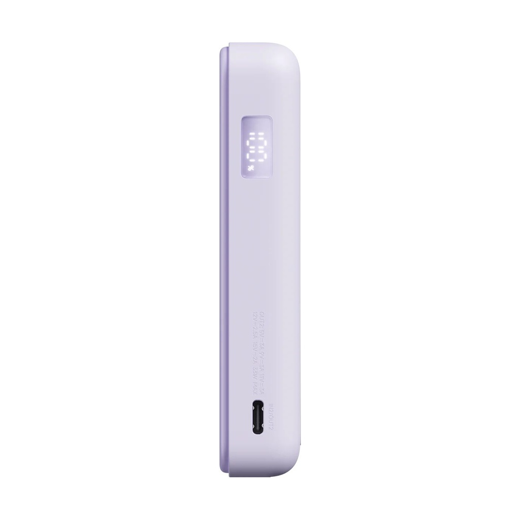 XIAOMI 33W MAGNETIC POWER BANK 10000 WITH BUILT-IN STAND PURPLE BHR08PAGL