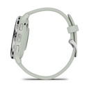 Garmin Venu 3S 41mm Bisel de Acero Inoxidable Plateado con Correa de Silicona Verde