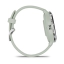 Garmin Venu 3S 41mm Bisel de Acero Inoxidable Plateado con Correa de Silicona Verde