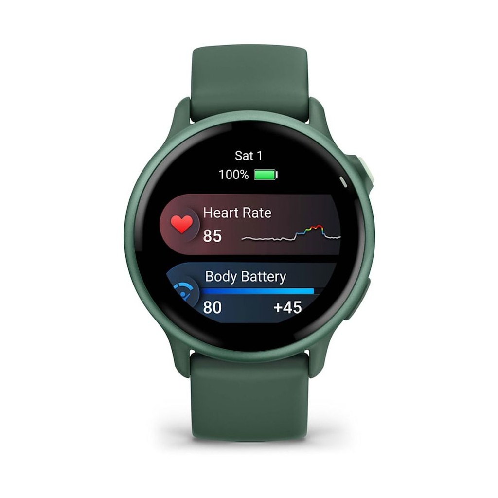 Garmin vívoactive 6 No compatible 42 mm Verde (Green) + correa Silicona Verde