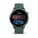 Garmin vívoactive 6 No compatible 42 mm Verde (Green) + correa Silicona Verde