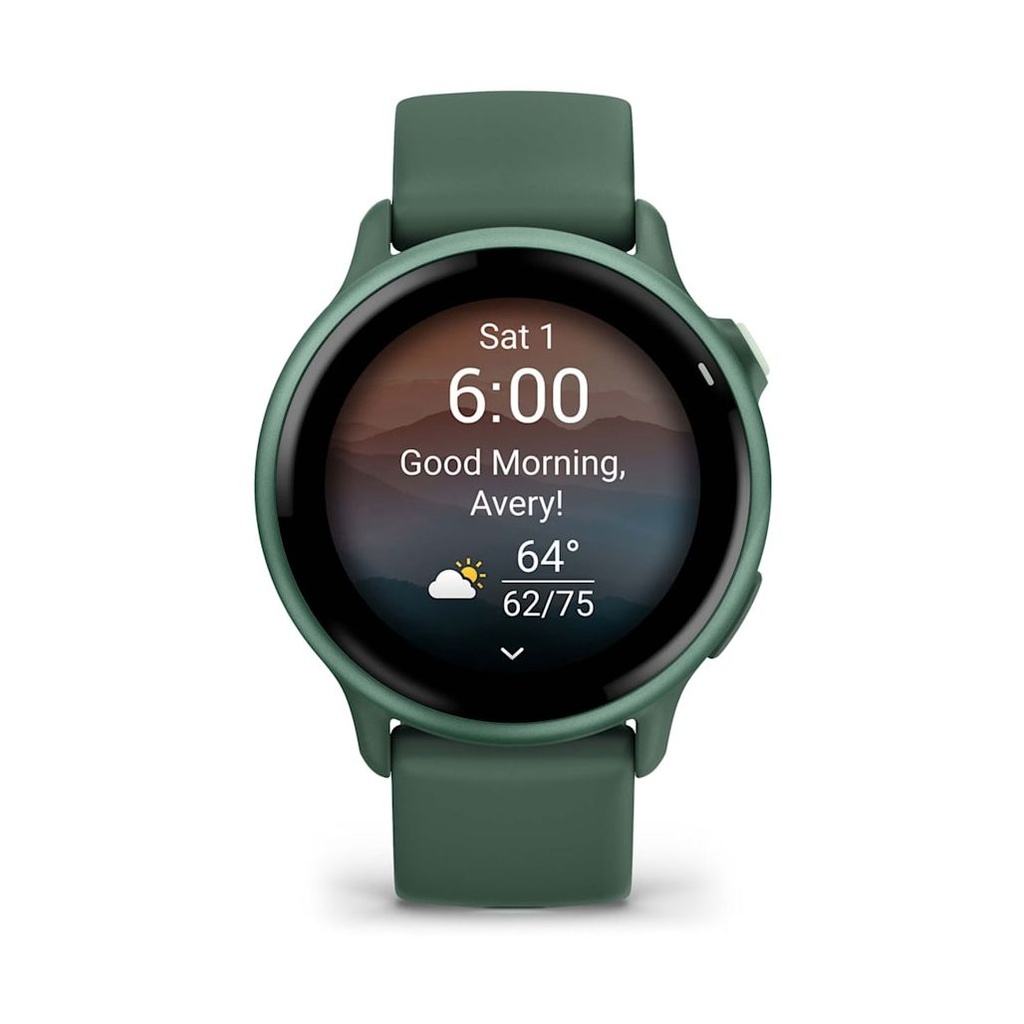 Garmin vívoactive 6 No compatible 42 mm Verde (Green) + correa Silicona Verde