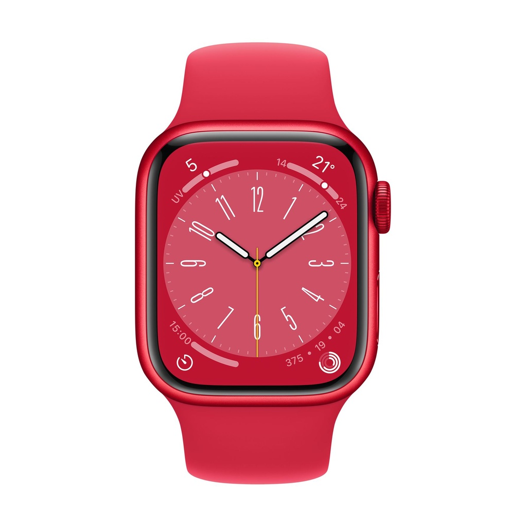 Apple Watch Series 8 GPS + Cellular 41mm Aluminio y Correa Deportiva Roja PRODUCT) RED